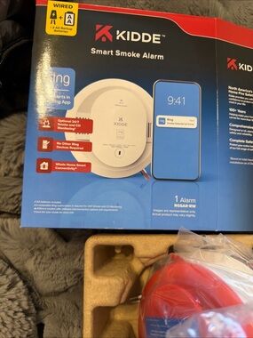 Kidde Wired Smart Smoke Alarm with Ring Alerts Model RGSAR-RW New Open Box S8